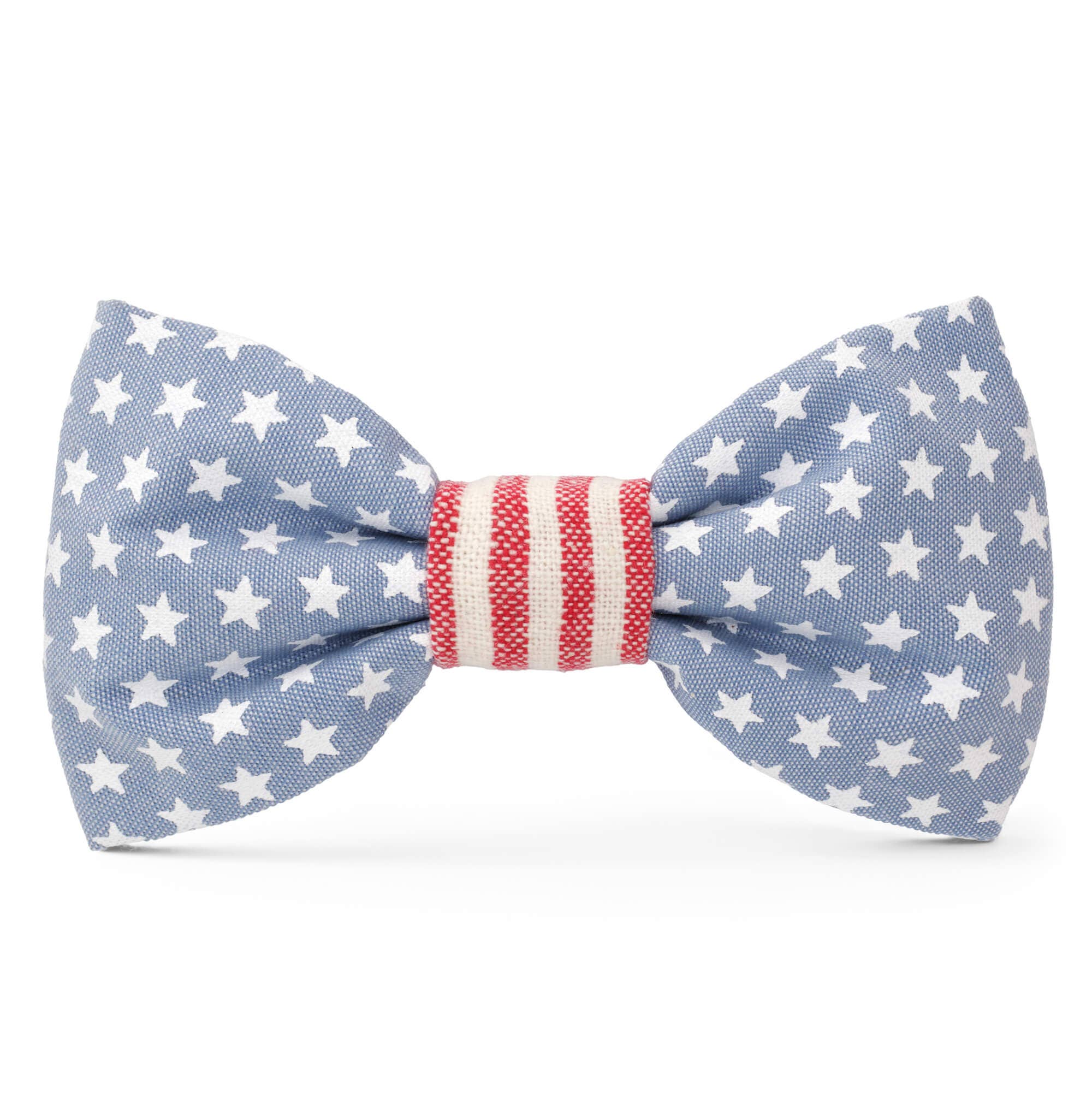 Stars and Stripes Summer Dog Bow Tie: Standard