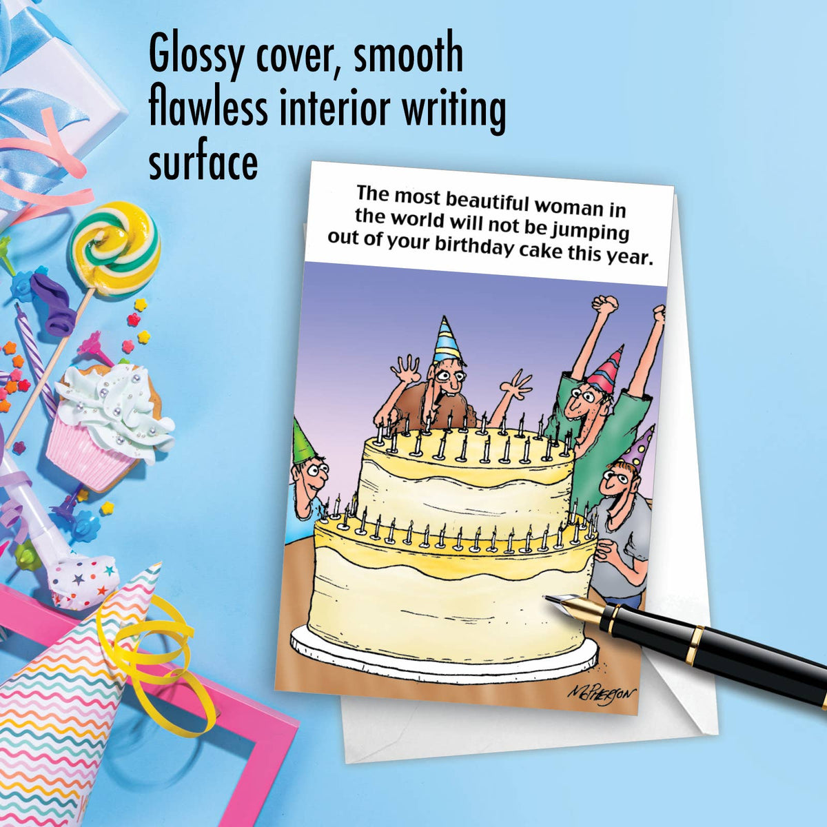 Funny Birthday Greeting Card - Most Beautiful Woman
