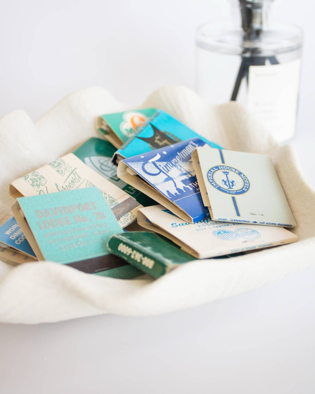 Vintage Matchbooks: Red