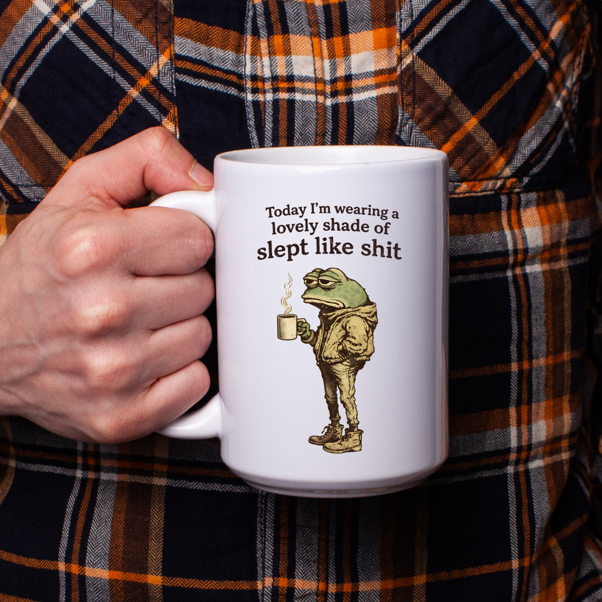 Today I am Wearing a Shade of, Grumpy Funny Mug Gift : 11oz