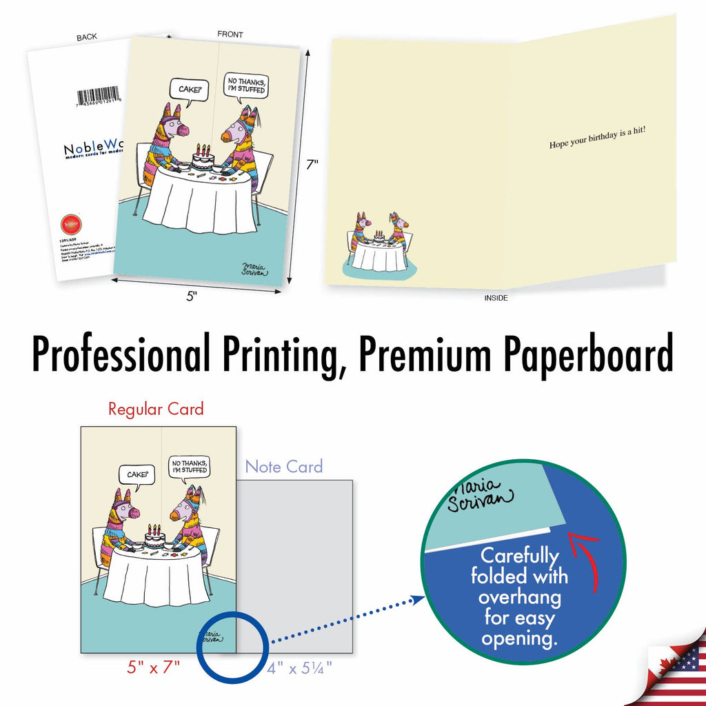 Stuffed Pinata - Funny Birthday Greeting Card