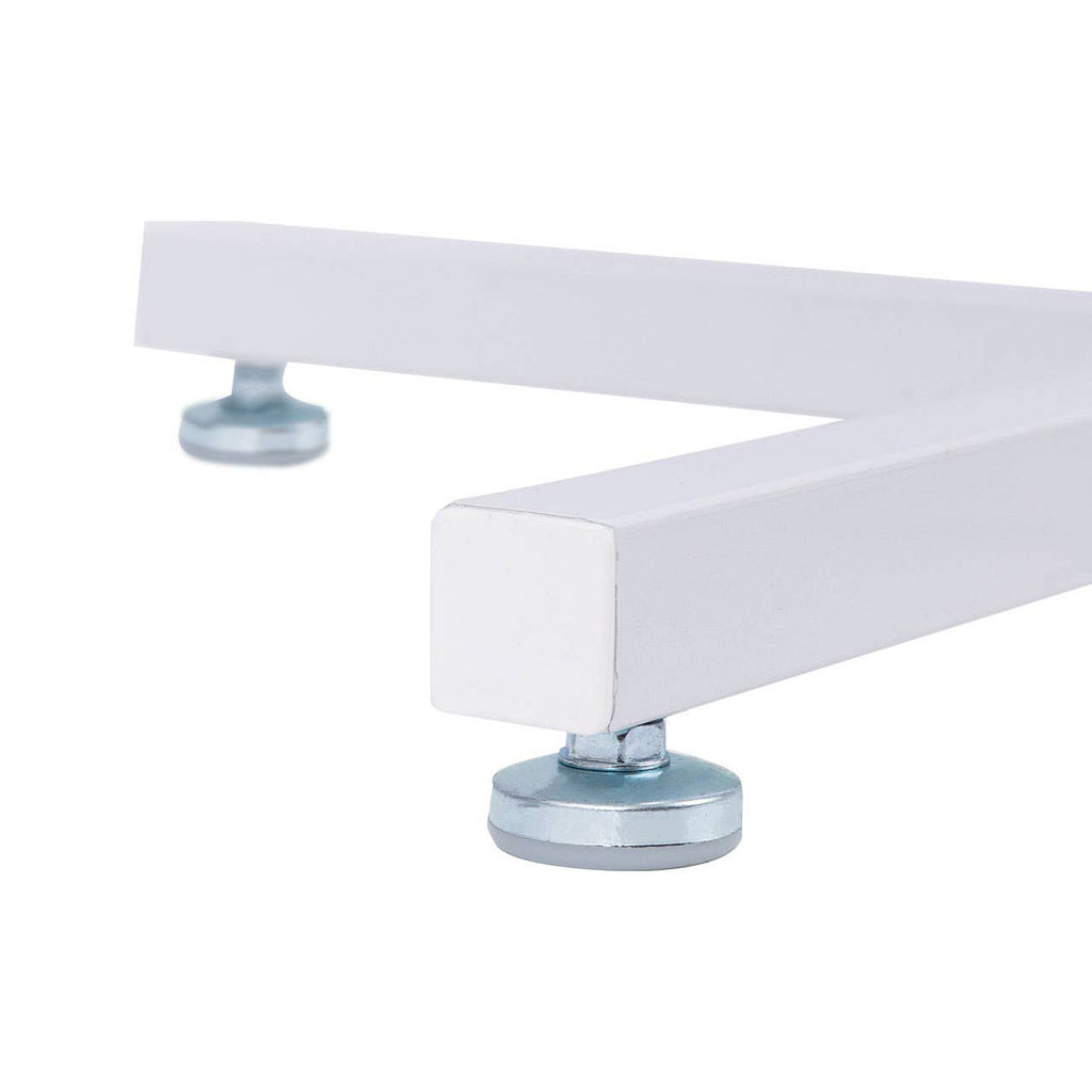 48-Pocket Rotating White Greeting Card Rack - 65”H x 16”D