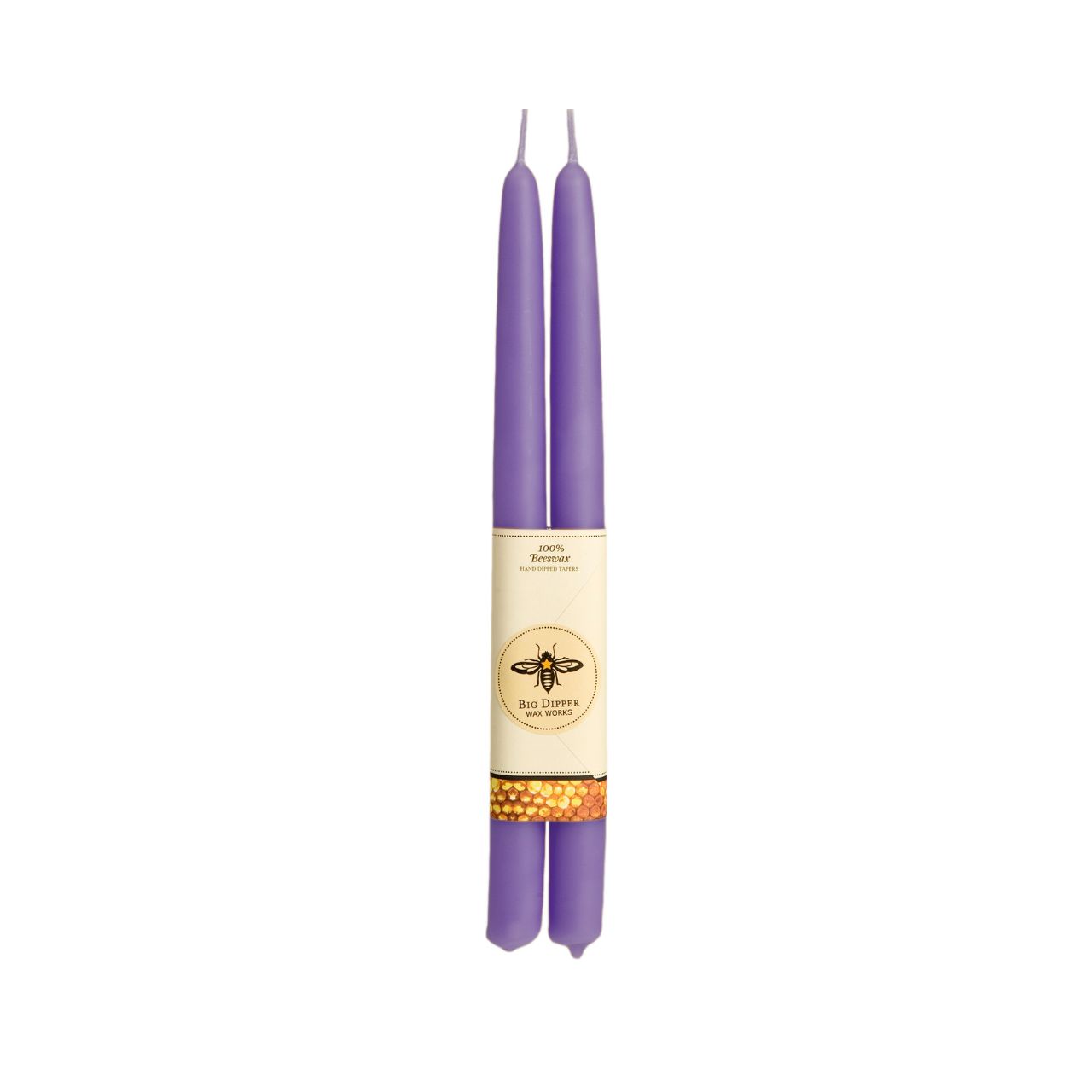Taper Candles – 100% Pure Beeswax – Hand-Dipped: Sky Blue / Standard (12" x 7/8")