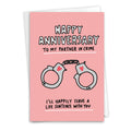 Anniversary Card - Partner In Crime