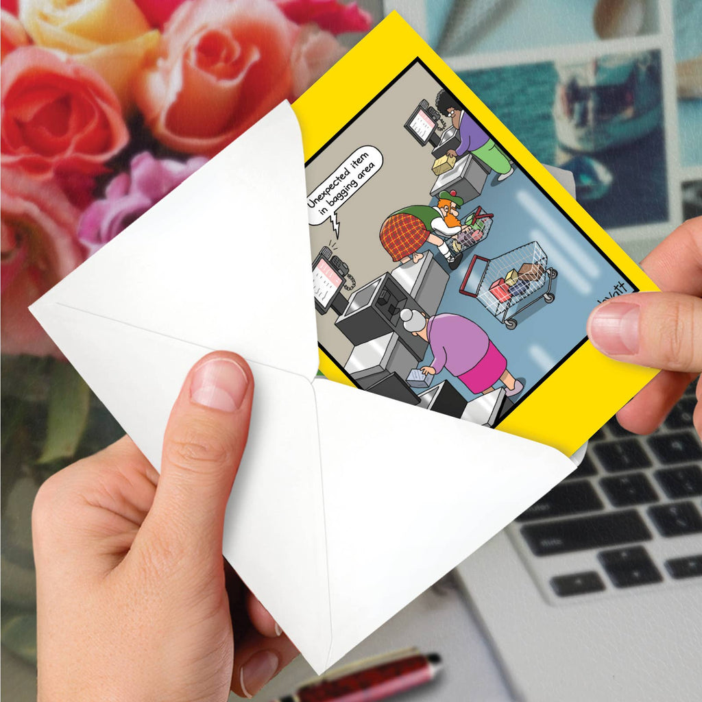 Birthday Greeting Card -Bagging Area