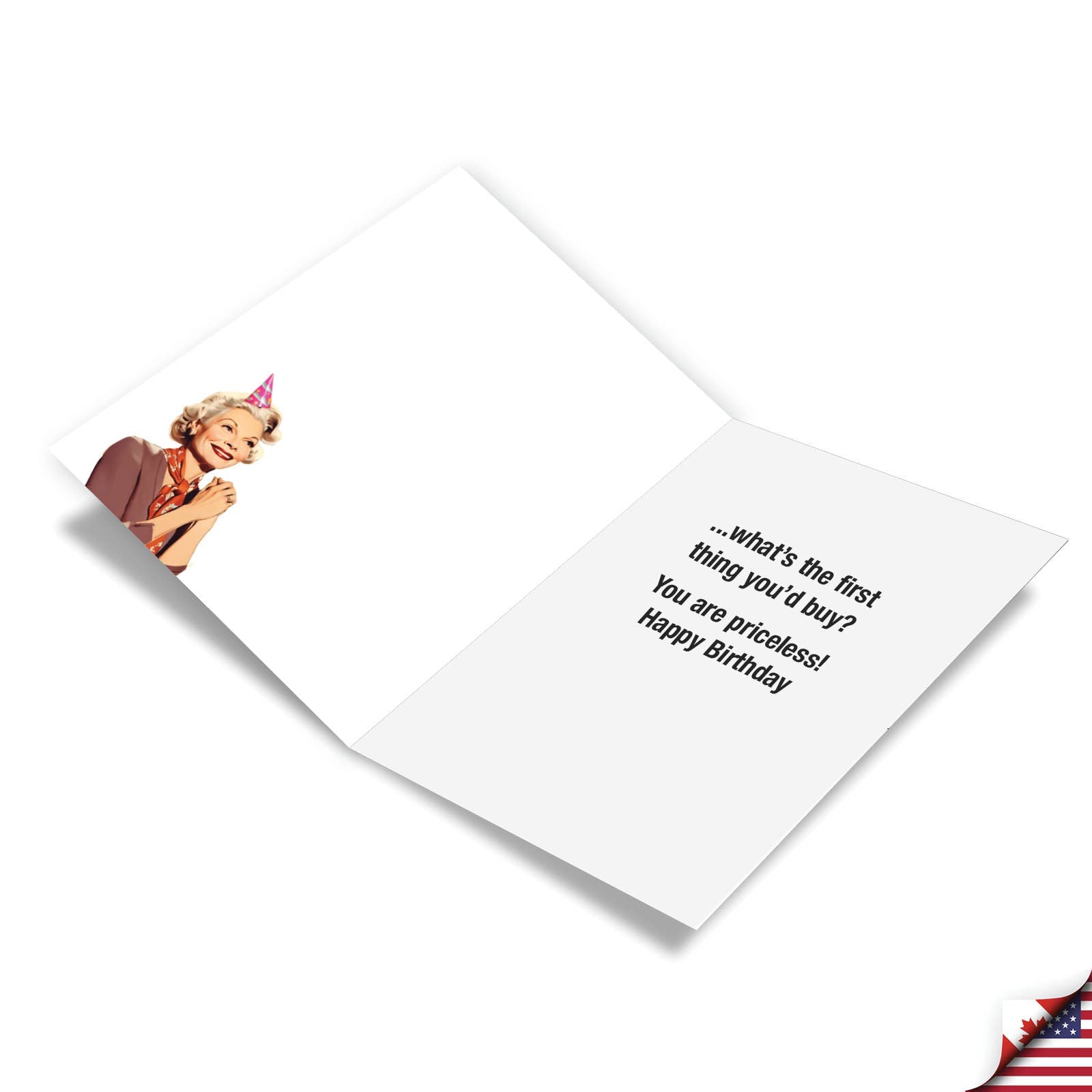 1 Funny Birthday Greeting Card-You Are Priceless-NobleWorks
