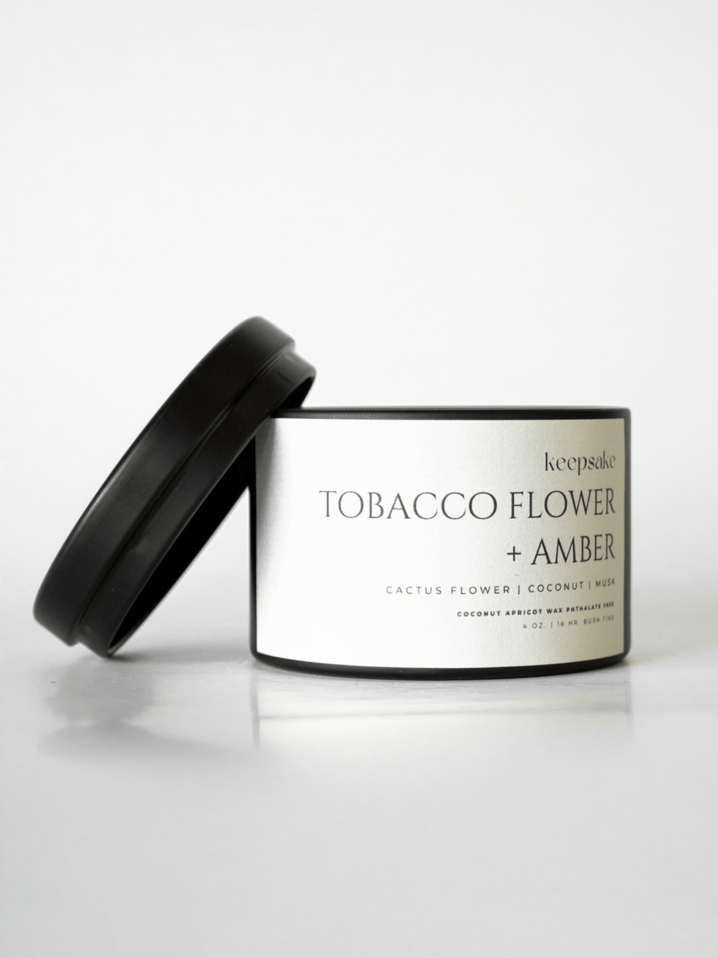 4 oz. Travel Candle - Tobacco Flower + Amber