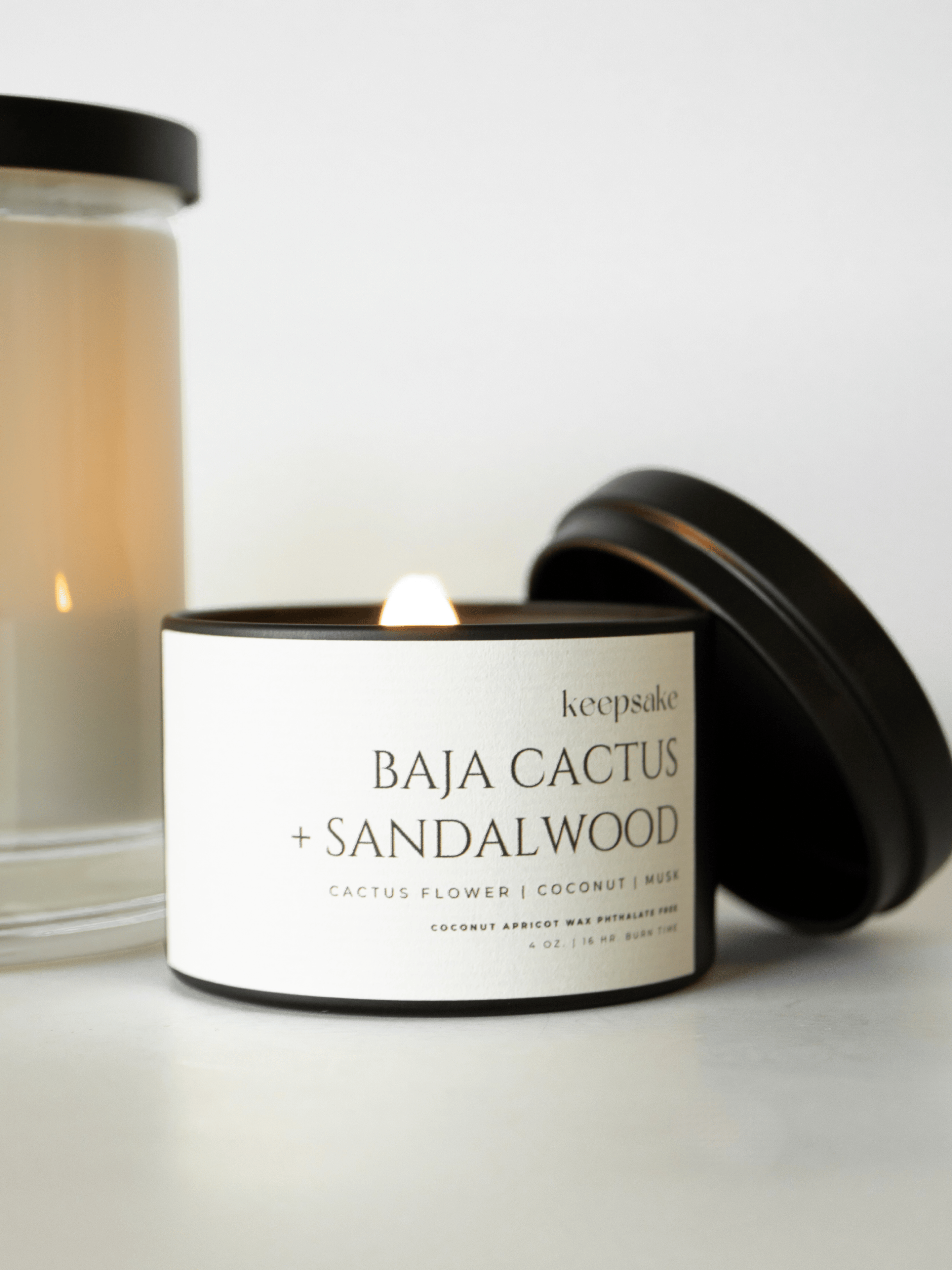4 oz. Travel Candle - Baja Cactus + Sandalwood