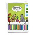Birthday Card - Cat Spark Joy