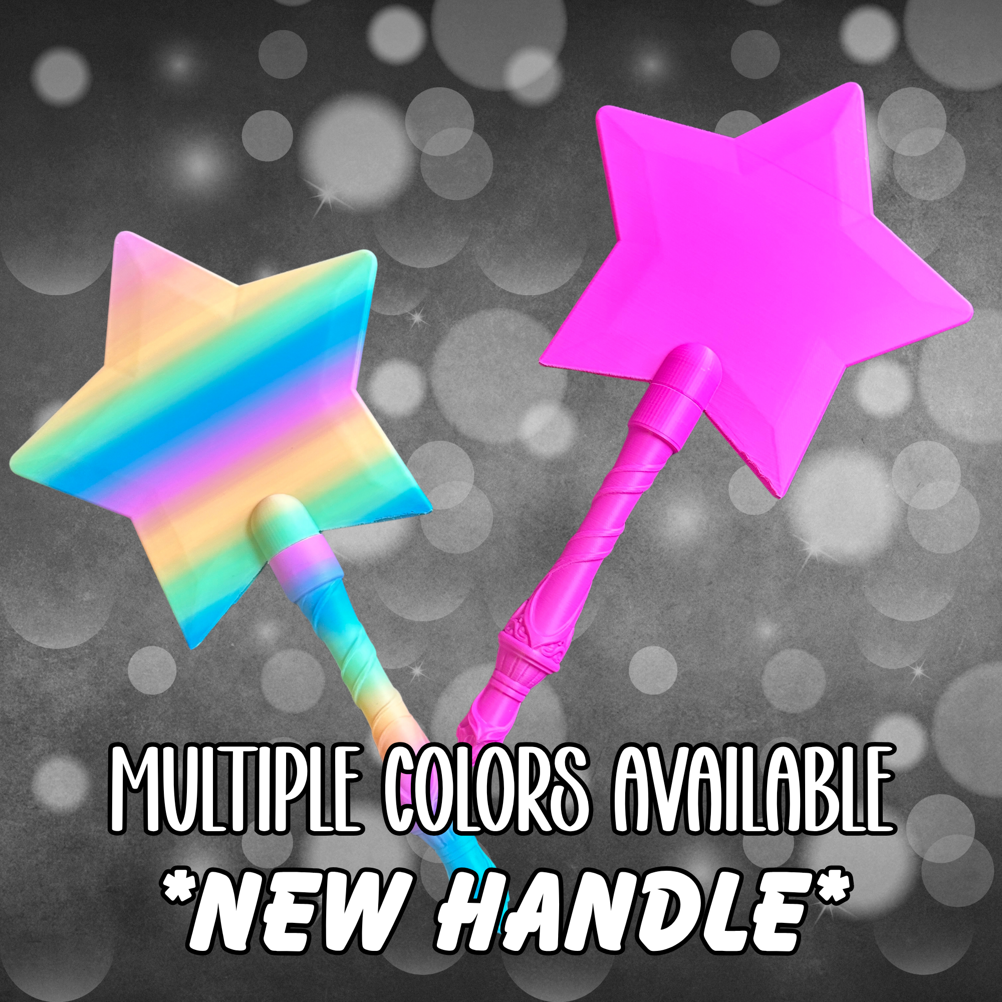 Tap to Pay Magic Star Wand - 3D Printed Credit Card Holder: White