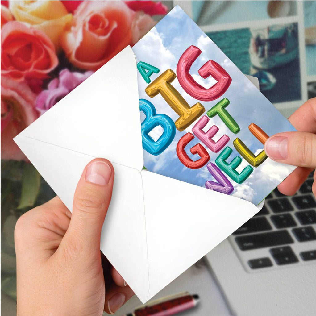 Get Well Card - Inflated Messages