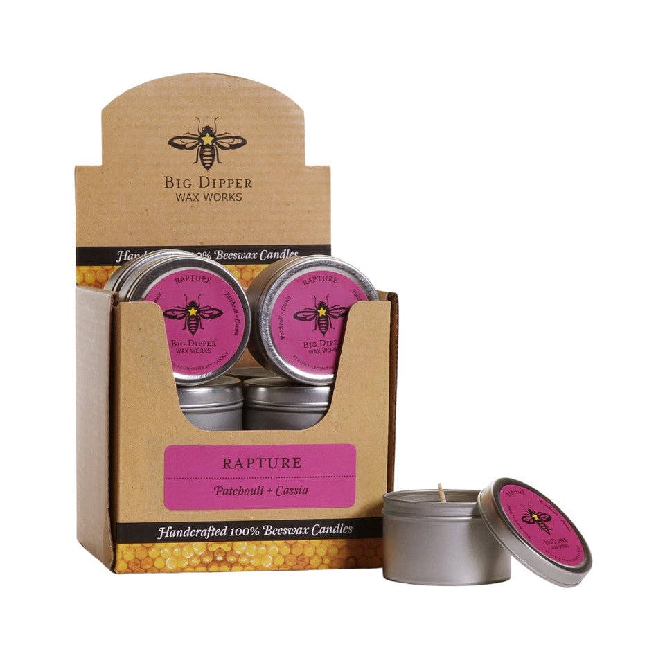 Aromatherapy Travel Tins – 100% Pure Beeswax – 1.7 oz: Single (1.7 oz) / Awaken (Grapefruit + Spruce)
