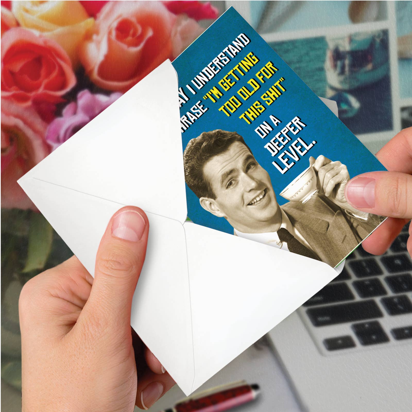 Birthday Card - Man Getting Too Old