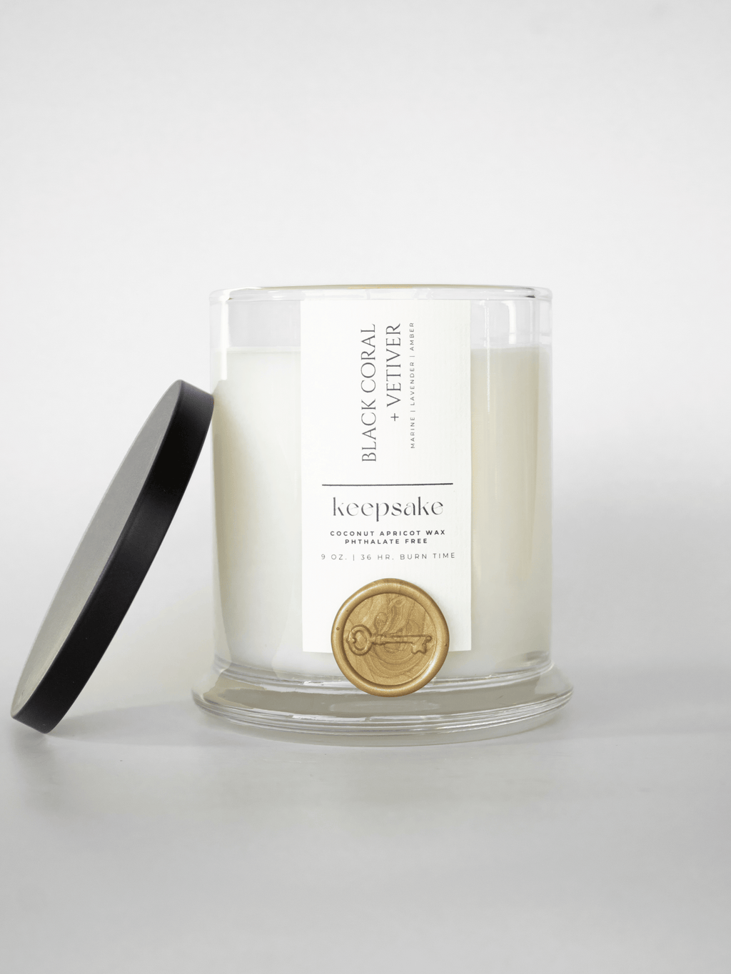 9 oz. Luxury Candle - Black Coral + Vetiver