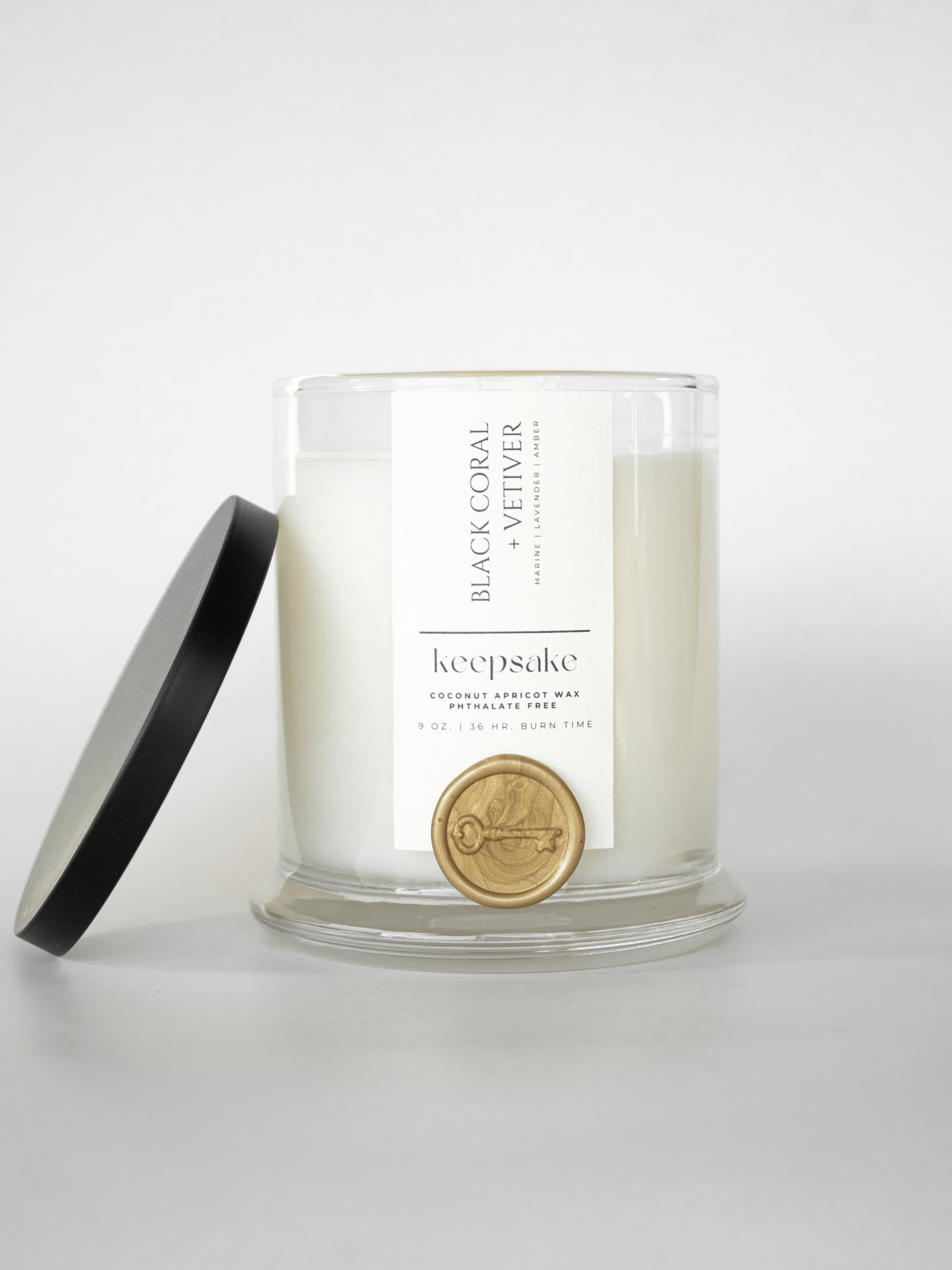 9 oz. Luxury Candle - Black Coral + Vetiver