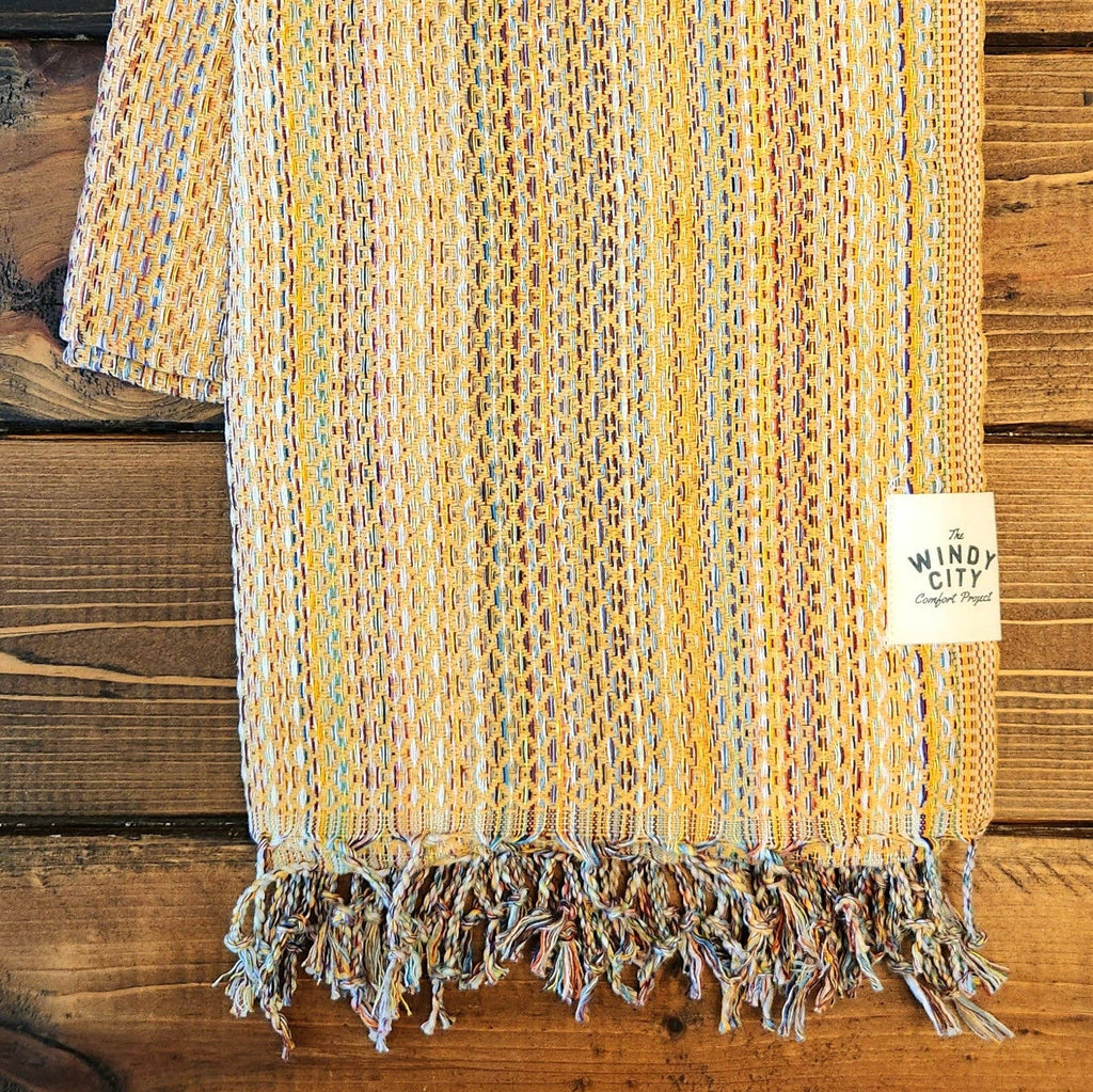 Spring Turkish Blanket - Rainbow Mustard