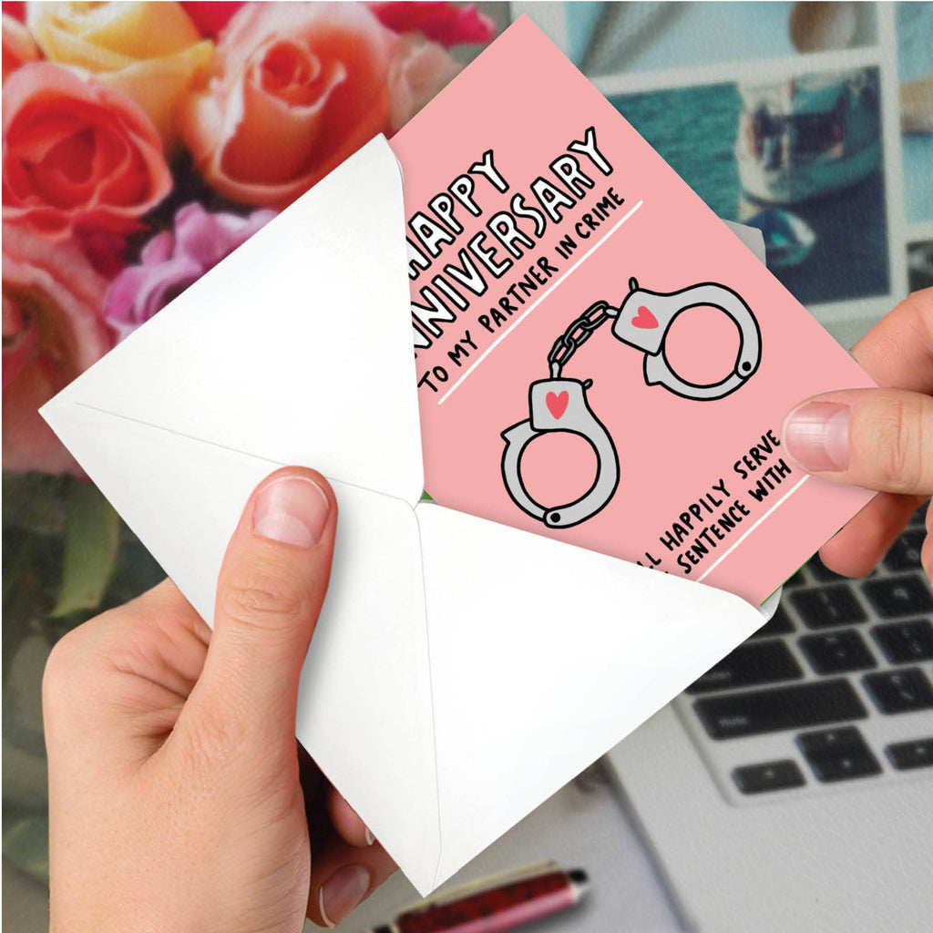 Anniversary Card - Partner In Crime