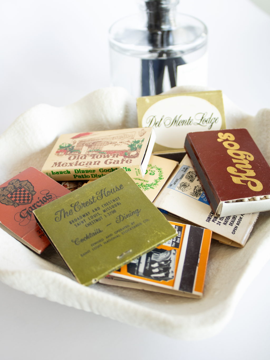 Vintage Matchbooks: Red