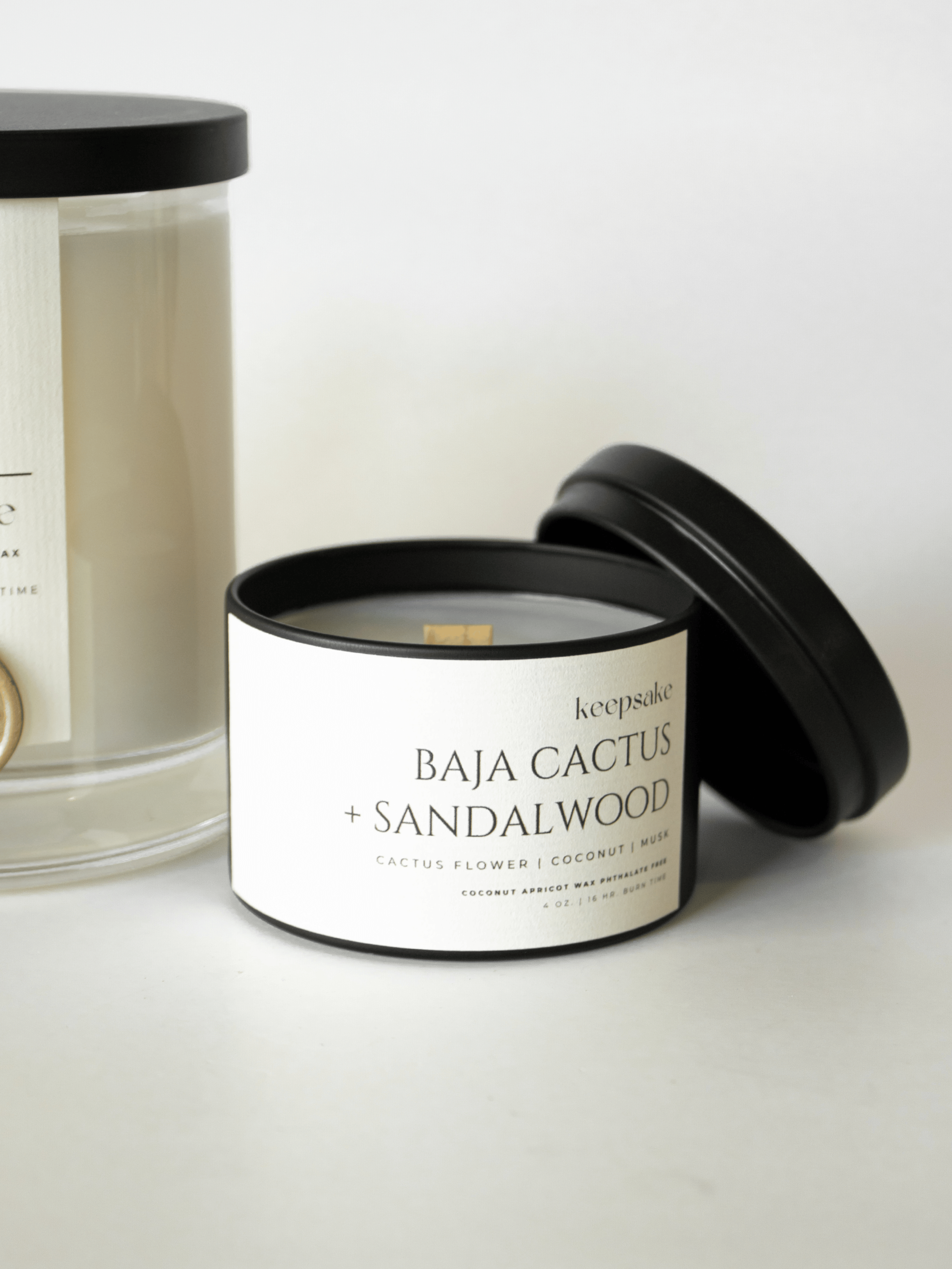4 oz. Travel Candle - Baja Cactus + Sandalwood