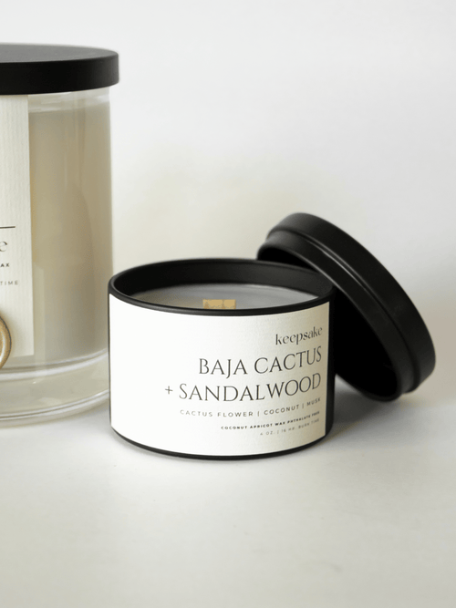 4 oz. Travel Candle - Baja Cactus + Sandalwood