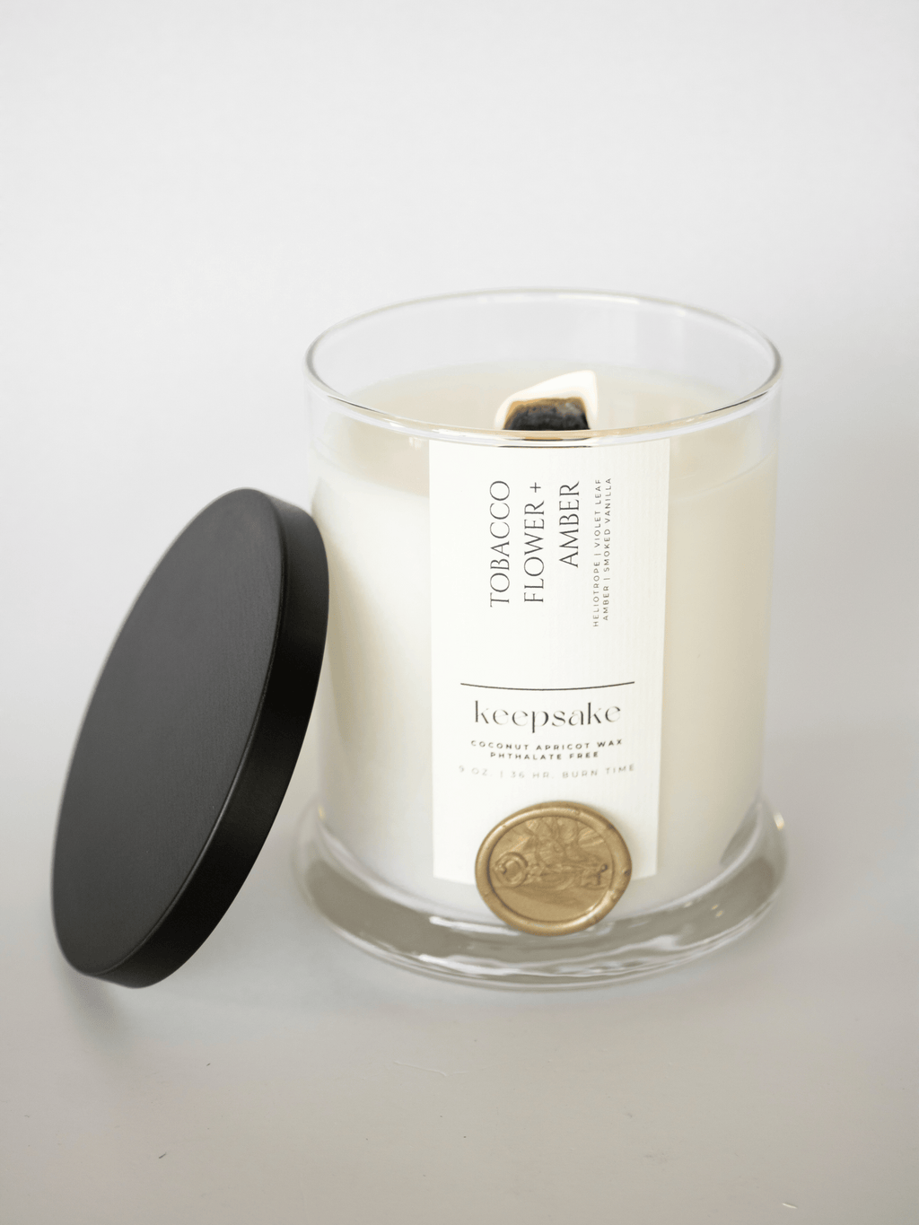 9 oz. Luxury Candle - Tobacco Flower + Amber