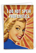 Birthday Card - Spew Profanities