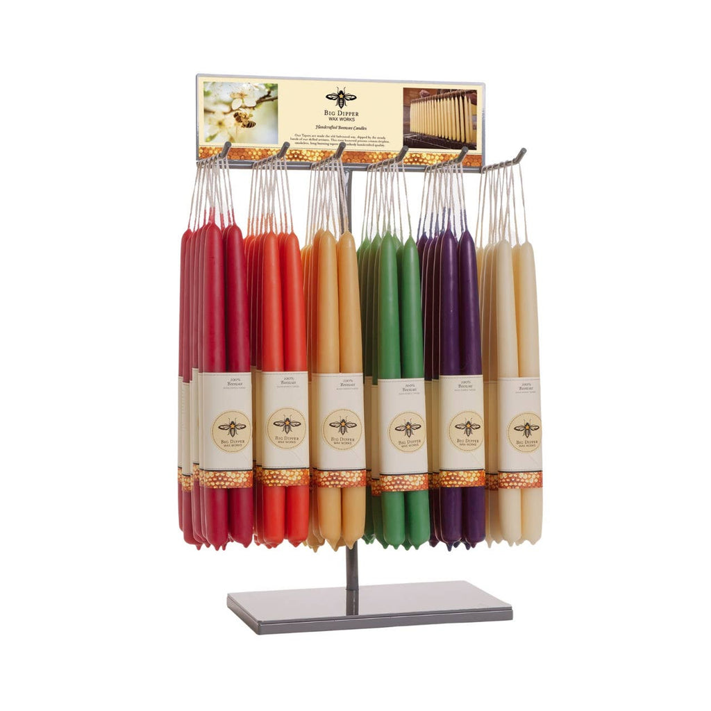 Taper Candles – 100% Pure Beeswax – Hand-Dipped: Teal / Standard (12" x 7/8")