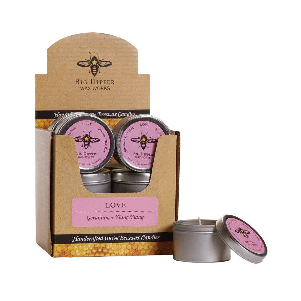 Aromatherapy Travel Tins – 100% Pure Beeswax – 1.7 oz: Single (1.7 oz) / Awaken (Grapefruit + Spruce)
