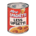 More Spaghetti, Less Upsetti - Funny Cute Vintage Card